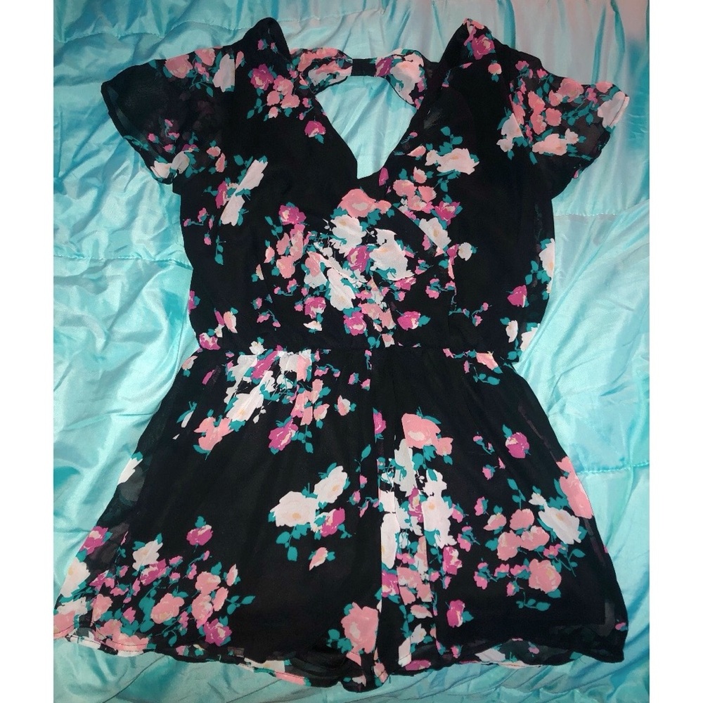Charlotte Russe Floral Romper